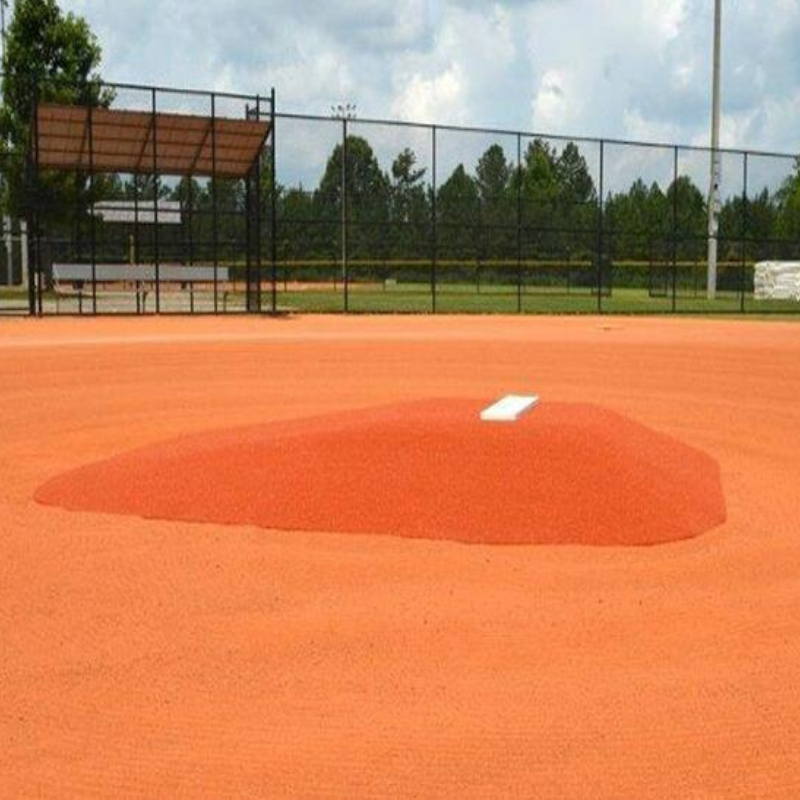 AllStar Mounds 8" Pony League Portable Pitching Mound Clay Left View