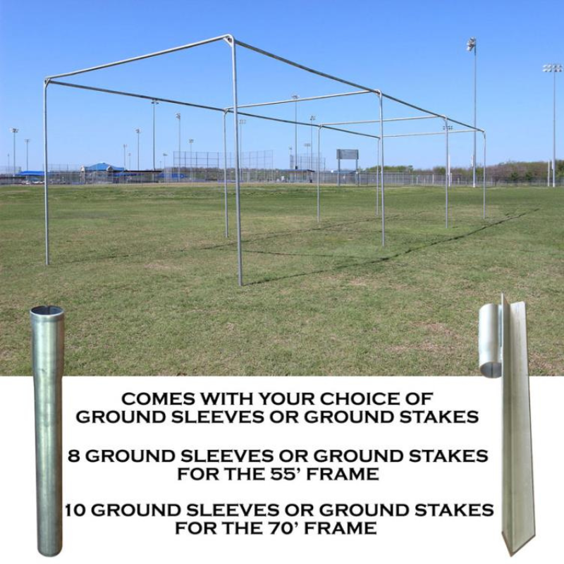 Cimarron Sports Complete Stand-Alone Batting Cage Frame Option