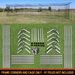 Cimarron #24 Batting Cage Net With Frame Corner Kit 70' x 12'
