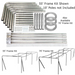 Cimarron 2 1/4" Deluxe Commercial Batting Cage Frame Corner Kit Included