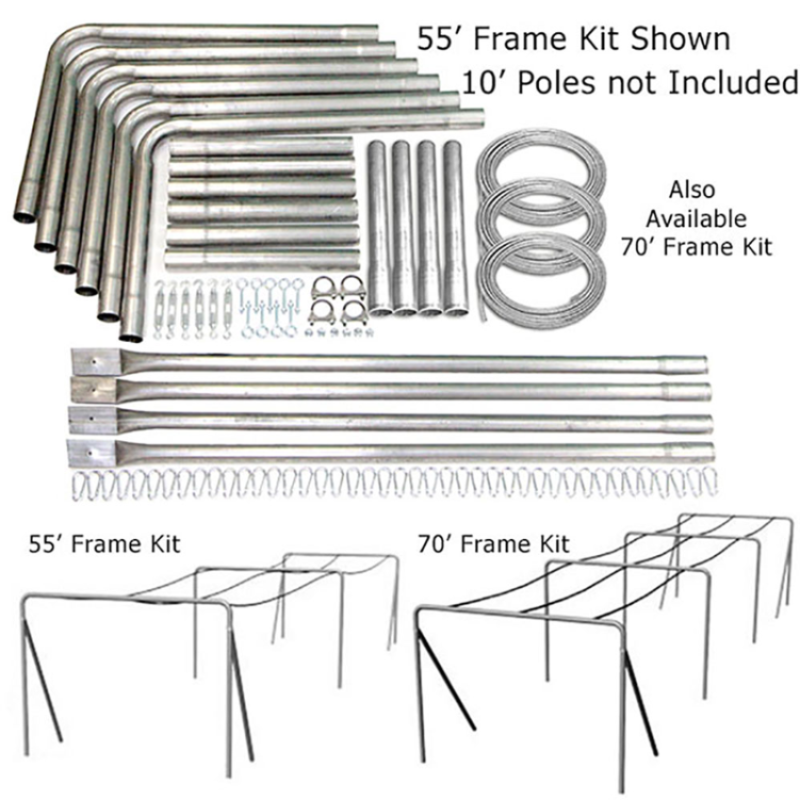 Cimarron 2 1/4" Deluxe Commercial Batting Cage Frame Corner Kit Included