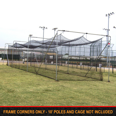 Cimarron 2 1/4" Deluxe Commercial Batting Cage Frame Corner Kit Frame