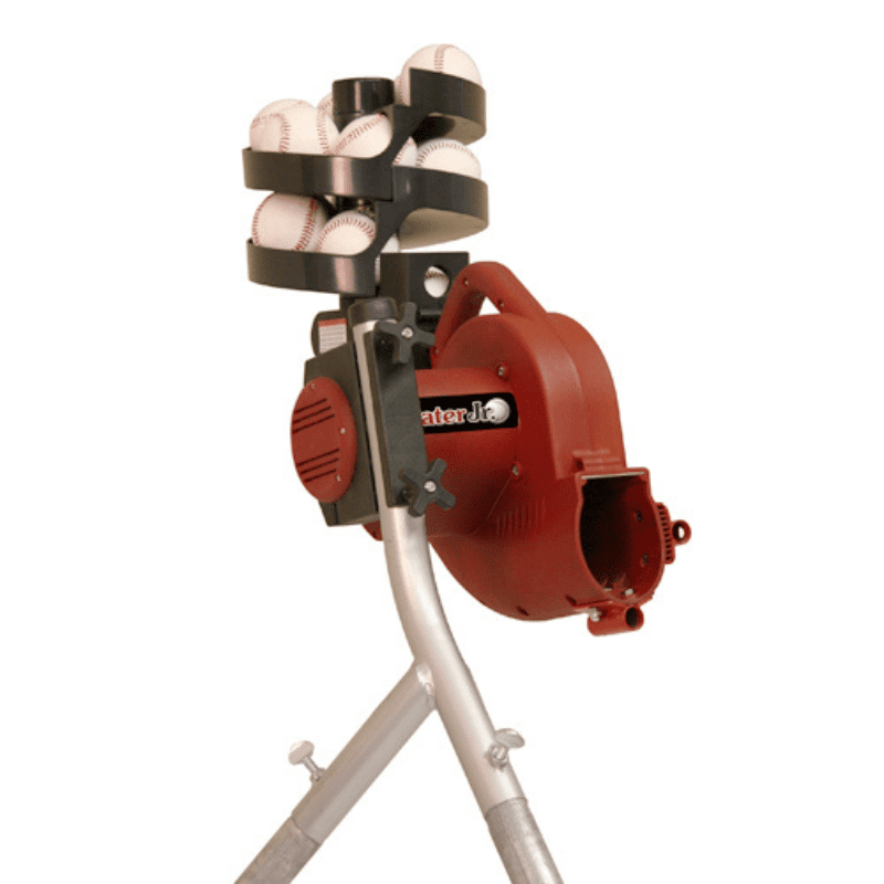 Heater Sports Pitching Machine Side View