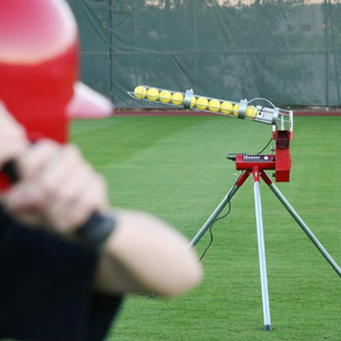 Heater Sports Real Pitching Machine With Auto Ball Feeder Hitter