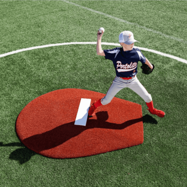 Portolite 6" OVERSIZED Stride Off Game Mound Pitcher Red Top View